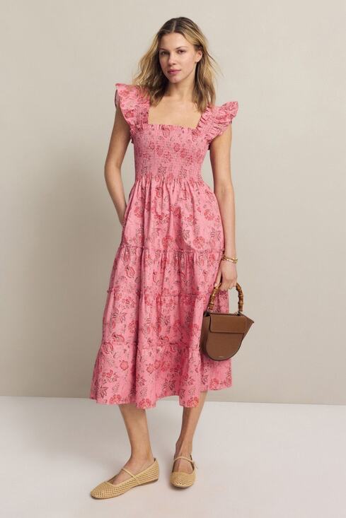 Hill House Dresses & Skirts - NWT Hill House Home The Ellie Nap Dress Pink Red Floral Print XXL